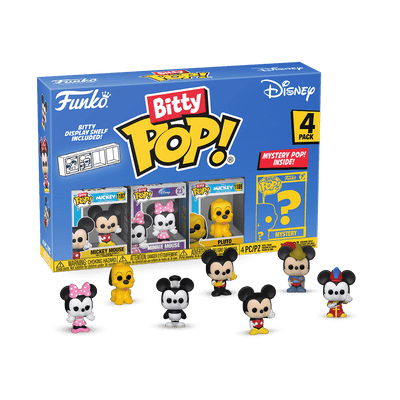 FUNKO POP MINIATURA BITTY POP 4 PIEZAS POR SERIE 
