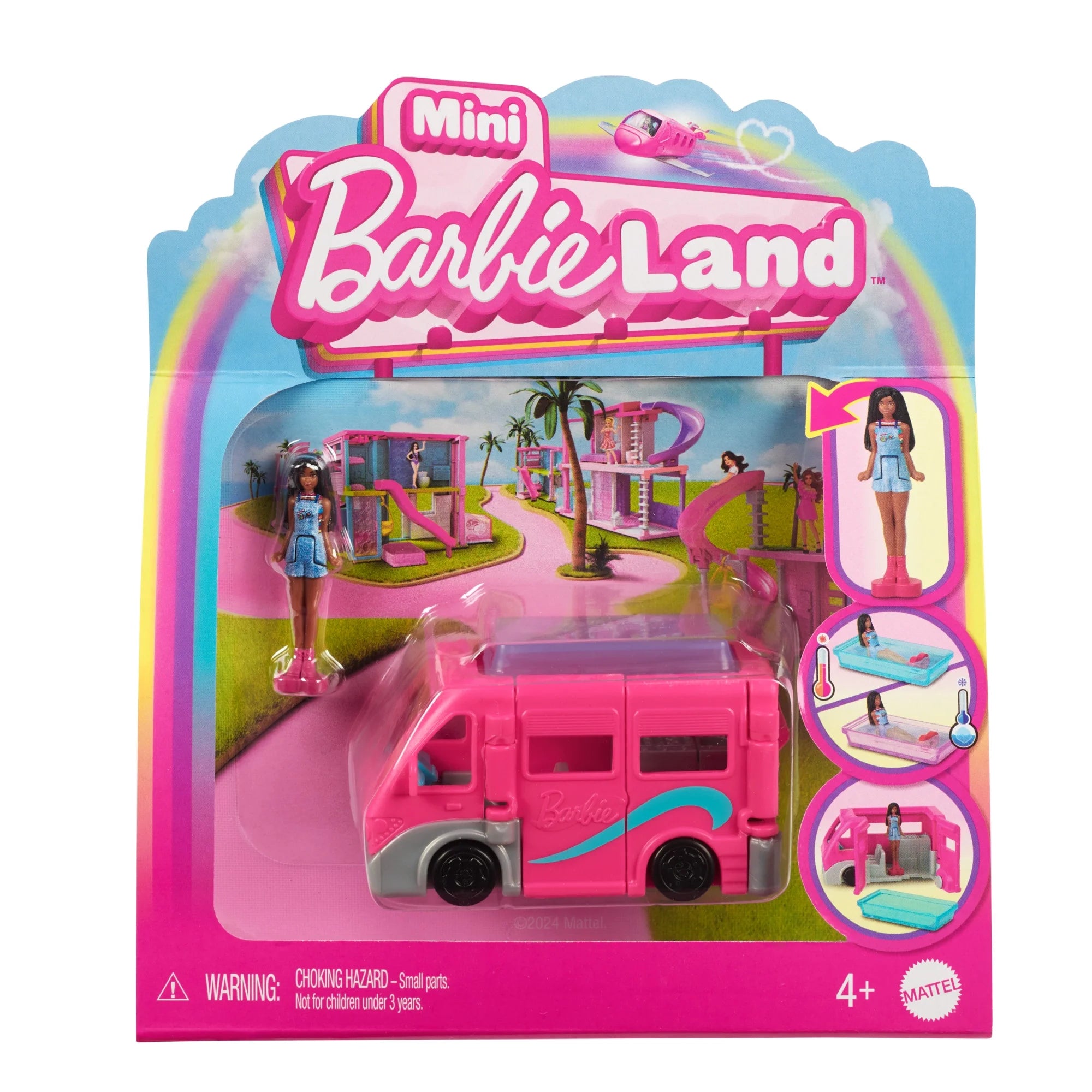 MINI BARBIE LAND DREAM CAMPER PLAY SET - MATTEL