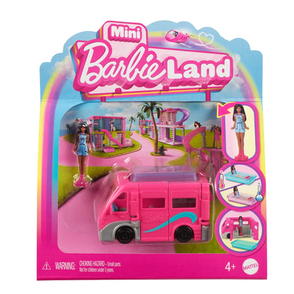MINI BARBIE LAND DREAM CAMPER PLAY SET - MATTEL