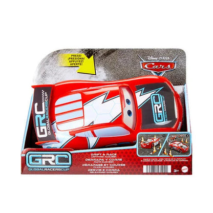 LIGHTNING MCQUEEN GLOBAL RACER DRIFT & RACER CAR - MATTEL