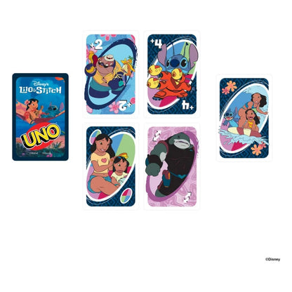 UNO CARD LILO & STITCH BOARD GAME - MATTEL