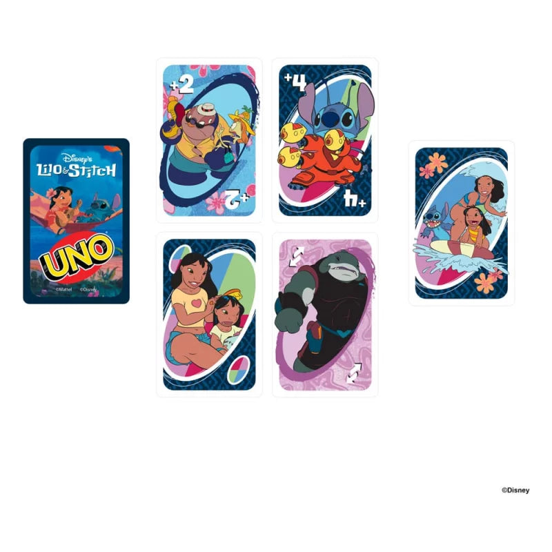 UNO CARD LILO & STITCH BOARD GAME - MATTEL