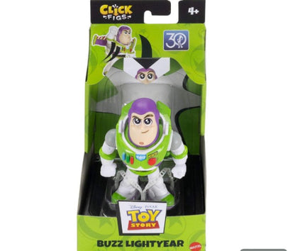 CLICK FIGS BUZZ LIGHTYEAR - TOY STORY FIGURE  - MATTEL