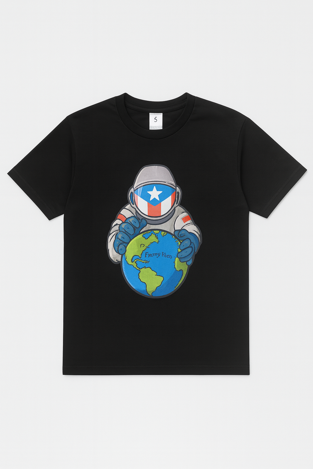 T-SHIRT BORICUA HASTA EN LA LUNA