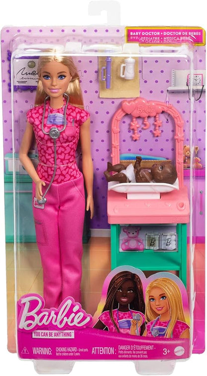 BARBIE BABY DOCTOR DOOL PLAY SET - MATTEL