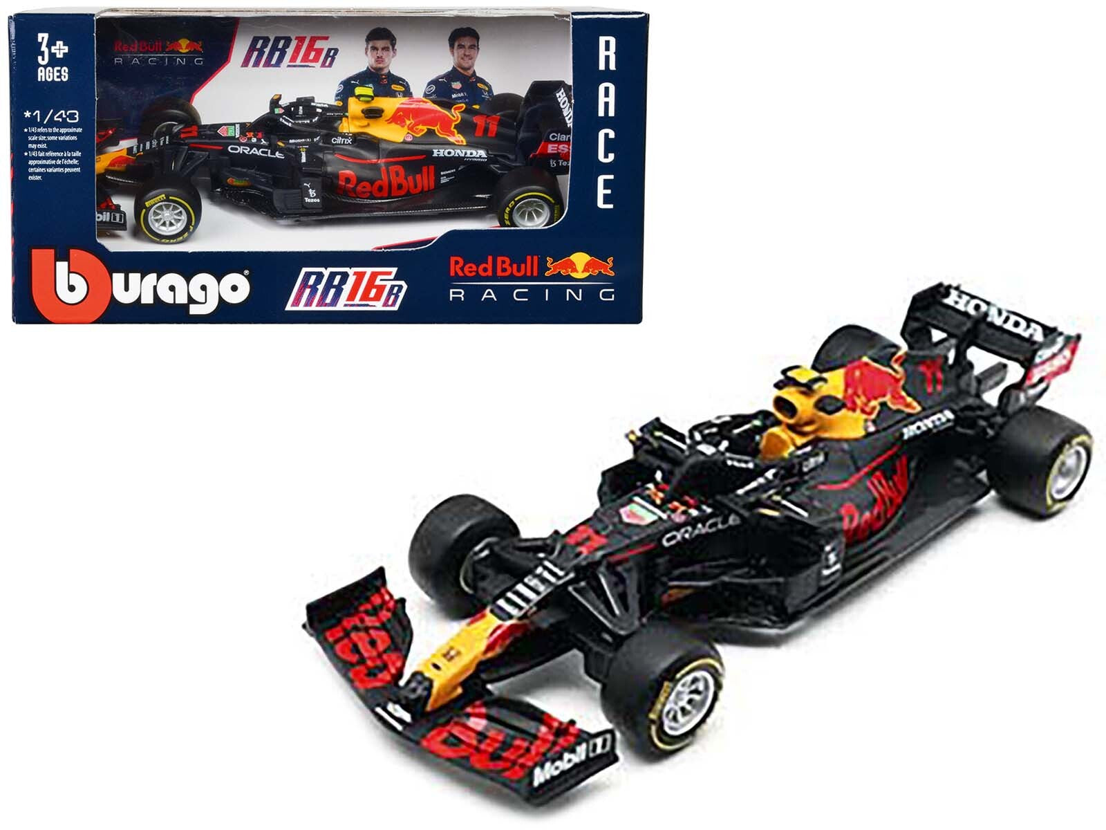 1/43 FORMULA 1 - SERGIO PEREZ RB16B (RED BULL RACING #11)