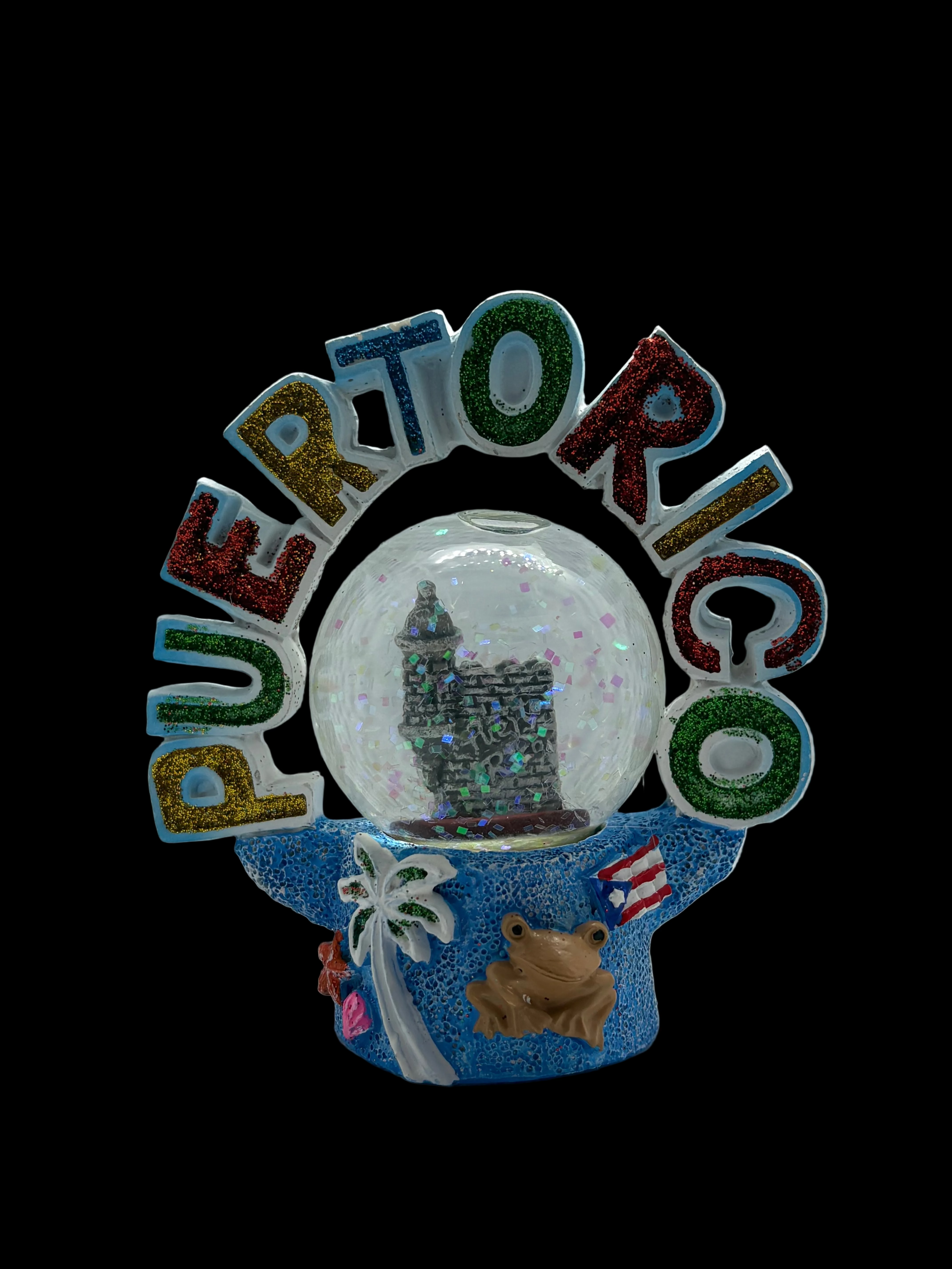 PUERTO RICO WATERBALL WITH GARITA INSIDE