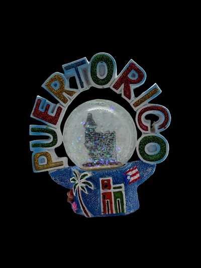 PUERTO RICO WATERBALL WITH GARITA INSIDE