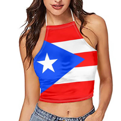 PUERTO RICO HALTER TOP (BACKLESS)