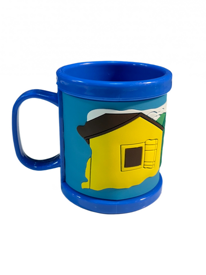 TAZA - PR DESIGN PLASTIC MUG W/RELIEF (RELIEVE)