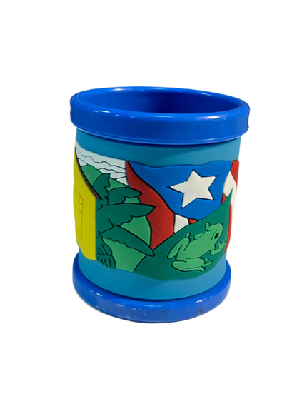 TAZA - PR DESIGN PLASTIC MUG W/RELIEF (RELIEVE)