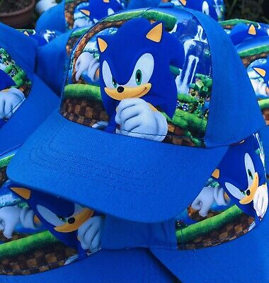 SOMBRERO DE SONIC EL ERIZO PARA NIÑOS