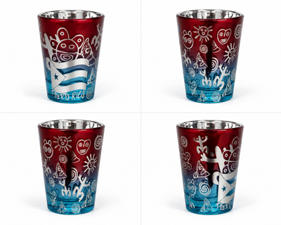 PUERTO RICO (PR) SHOT GLASS
