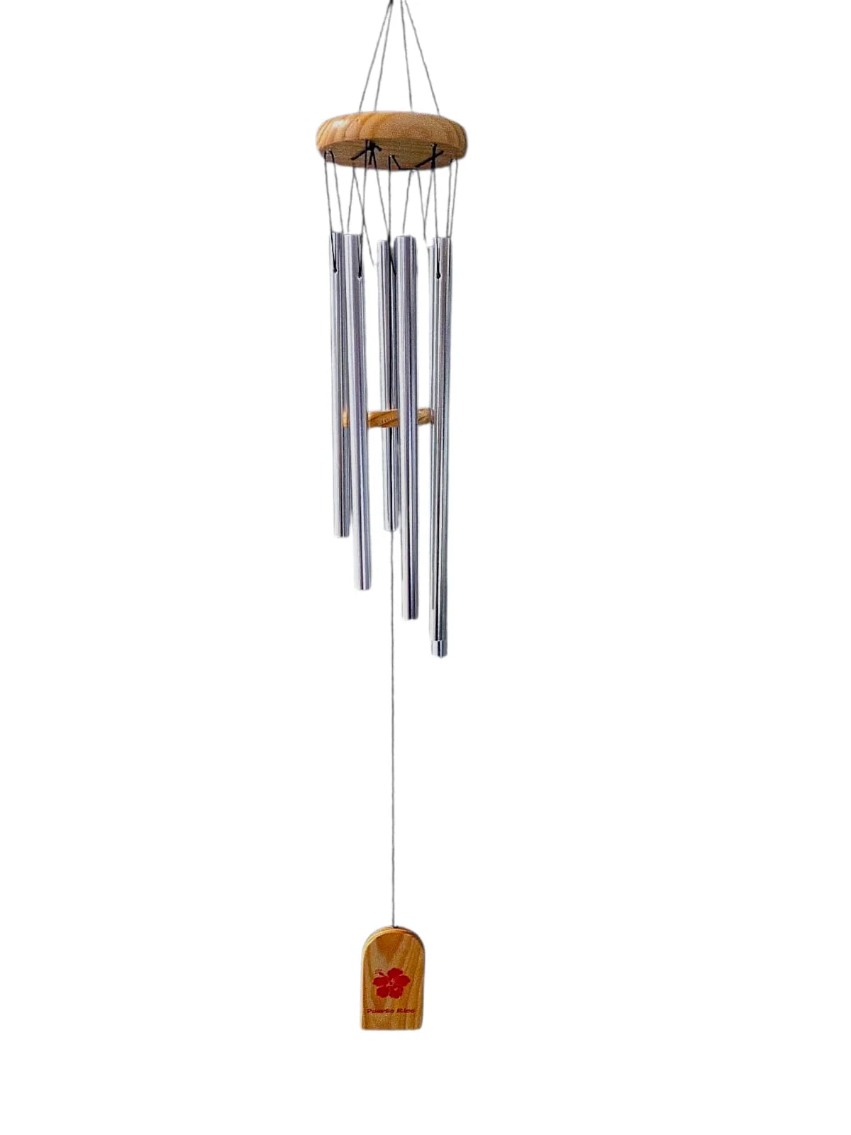 PUERTO RICO WIND CHIME WITH AMAPOLA ROJA