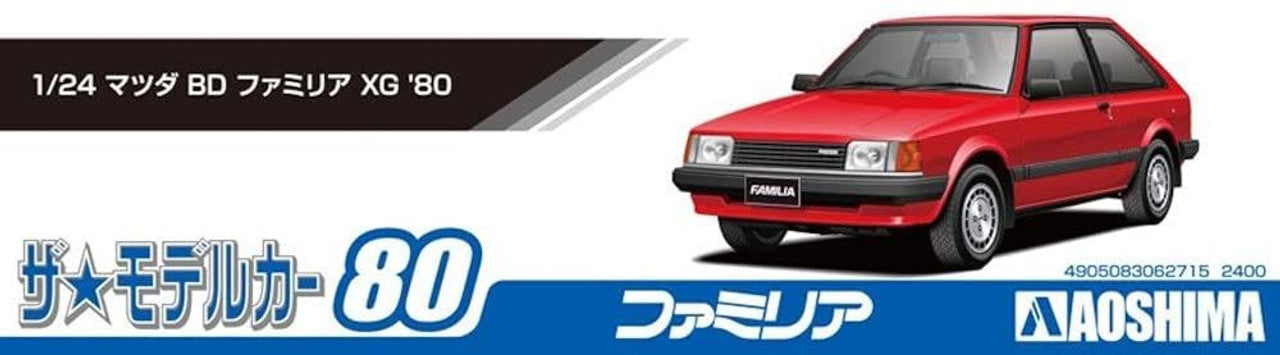 1/24 MAZDA FAMILIA BD’80 PLASTIC MODEL KIT - AOSHIMA 80