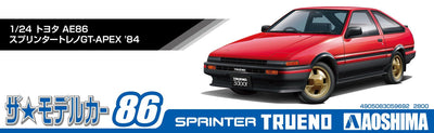 1/24 TOYOTA SPRINTER TRUENO AE86 GT-APEX ‘84 PLASTIC MODEL KIT