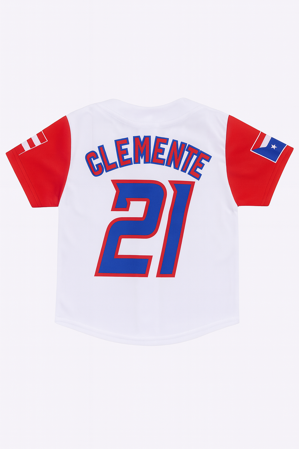 PUERTO RICO BASEBALL WHITE JERSEY ADULTS