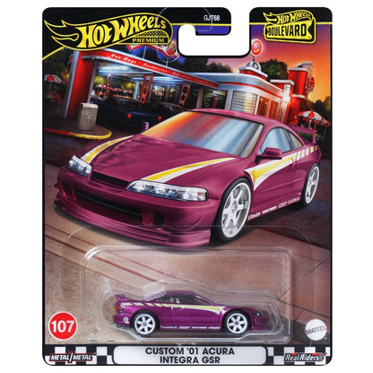 1/64 2001 CUSTOM ACURA INTENGRA GSR BLVD - HOTWHEELS