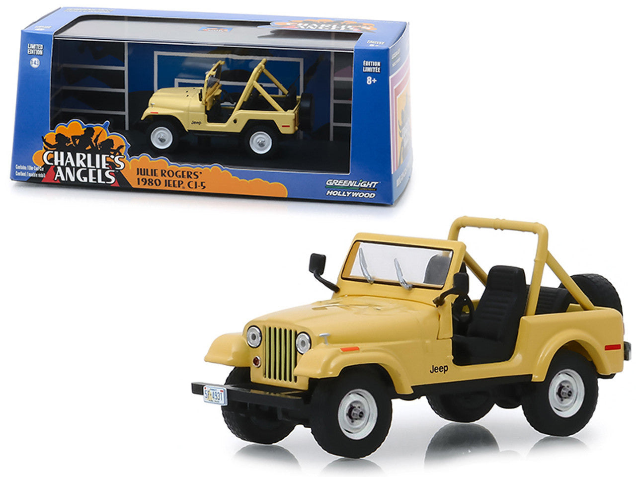 1/43 JULIE ROGERS 1980 JEEP CJ-5 - CHARLIES’S ANGELS