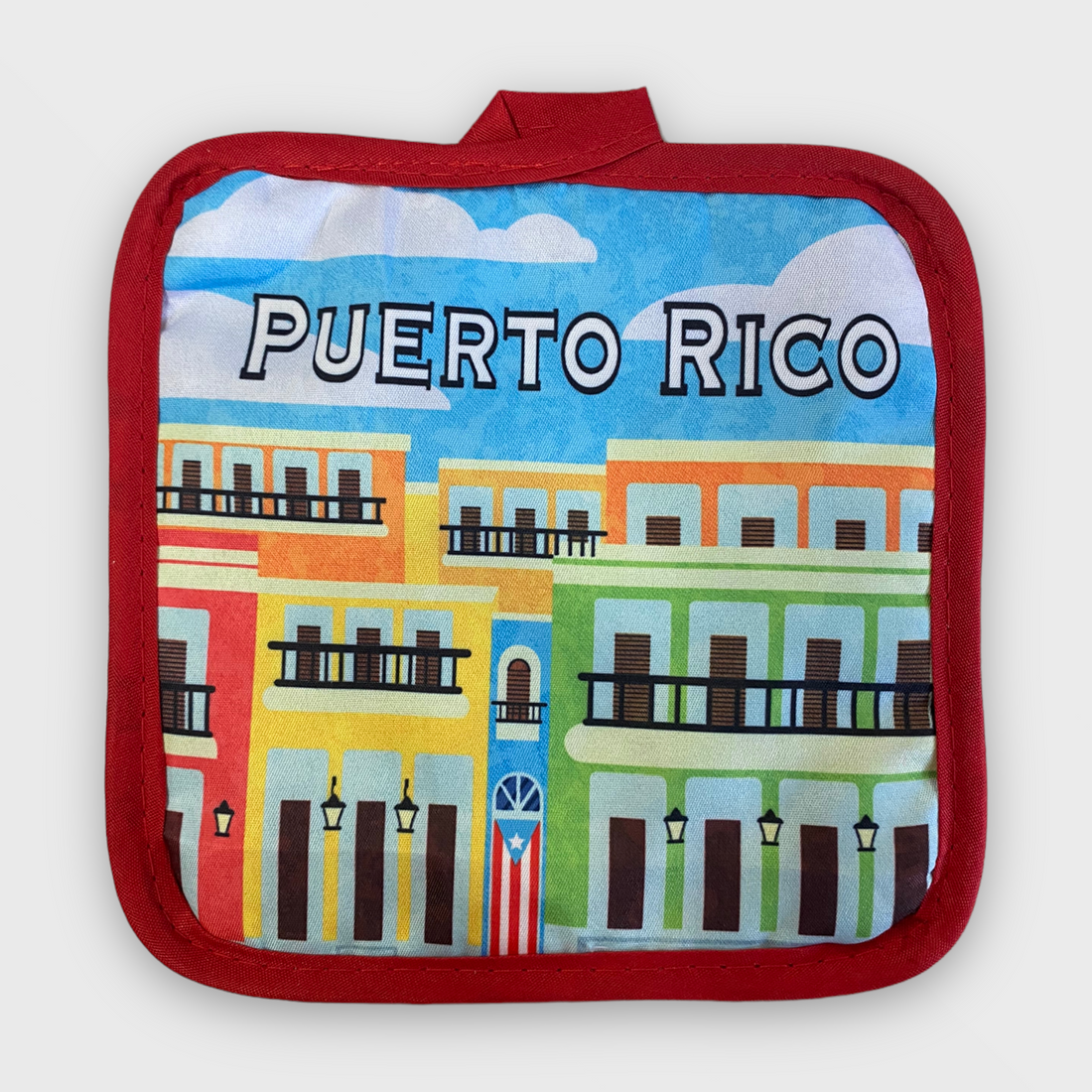 PUERTO RICO POT HOLDER CASITA SAN JUAN