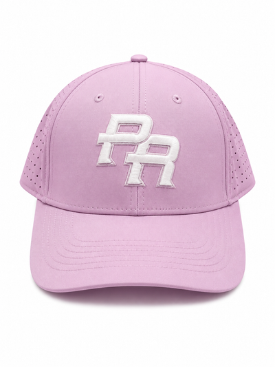 GORRA DE PUERTO RICO - VIOLETA  CON LETRAS BLANCAS  CON BORDE VIOLETA  - PUERTO RICO CAP PURPLE  WITH WHITE  LETTERS & PURPLE OUTLINE LETTERS