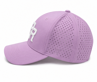 GORRA DE PUERTO RICO - VIOLETA  CON LETRAS BLANCAS  CON BORDE VIOLETA  - PUERTO RICO CAP PURPLE  WITH WHITE  LETTERS & PURPLE OUTLINE LETTERS