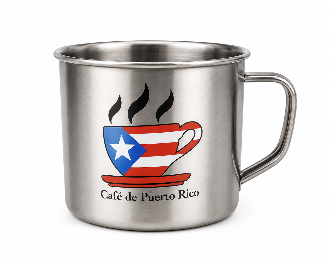 TAZA DE PUERTO RICO EN METAL