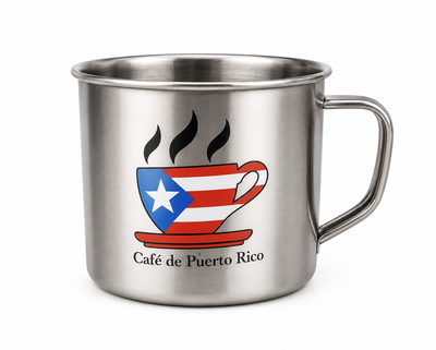 TAZA DE PUERTO RICO EN METAL