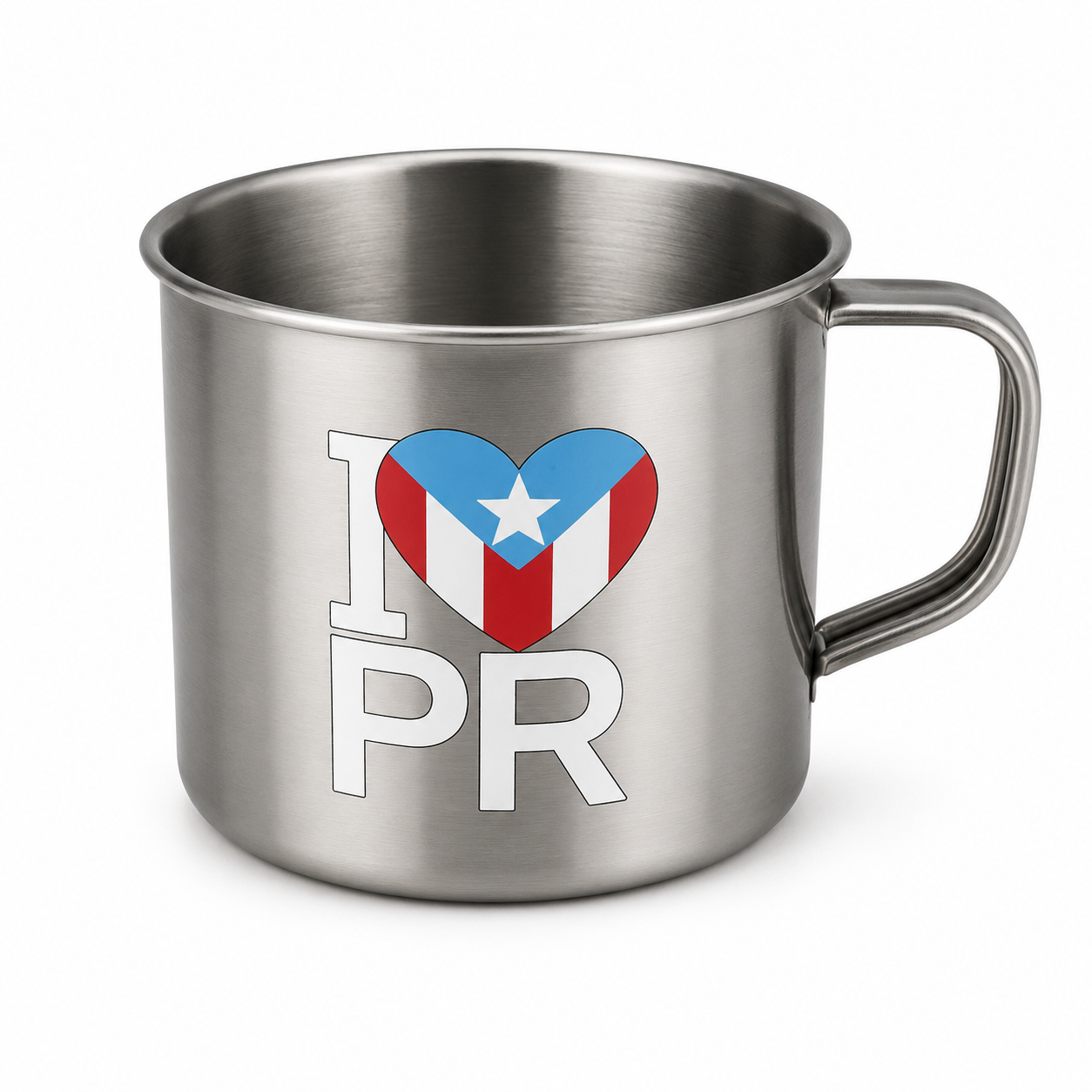 TAZA DE PUERTO RICO EN METAL
