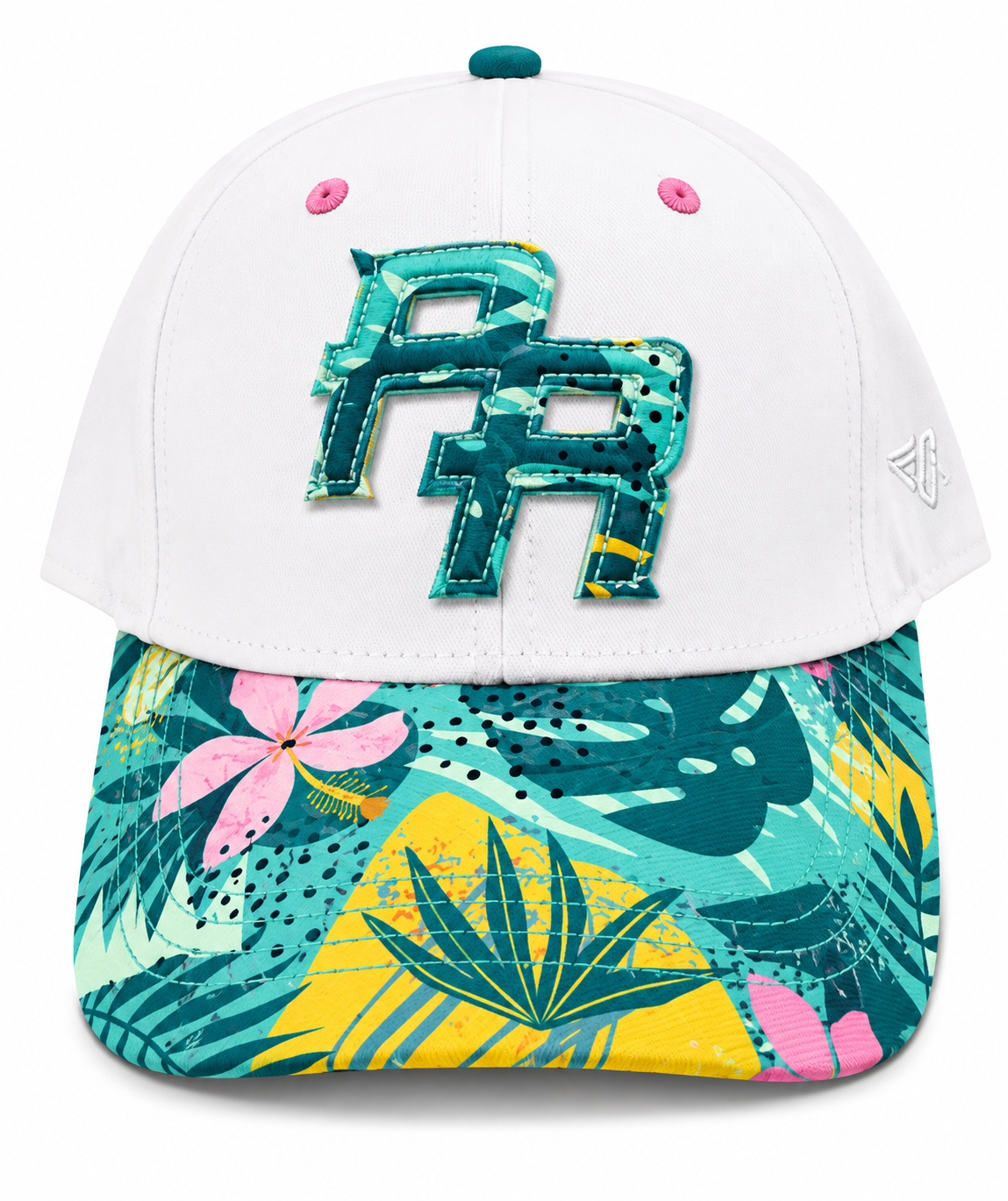 GORRA DE PR. CON LETRAS BORDADAS Y DISEÑO COLORIDO - STYLE A