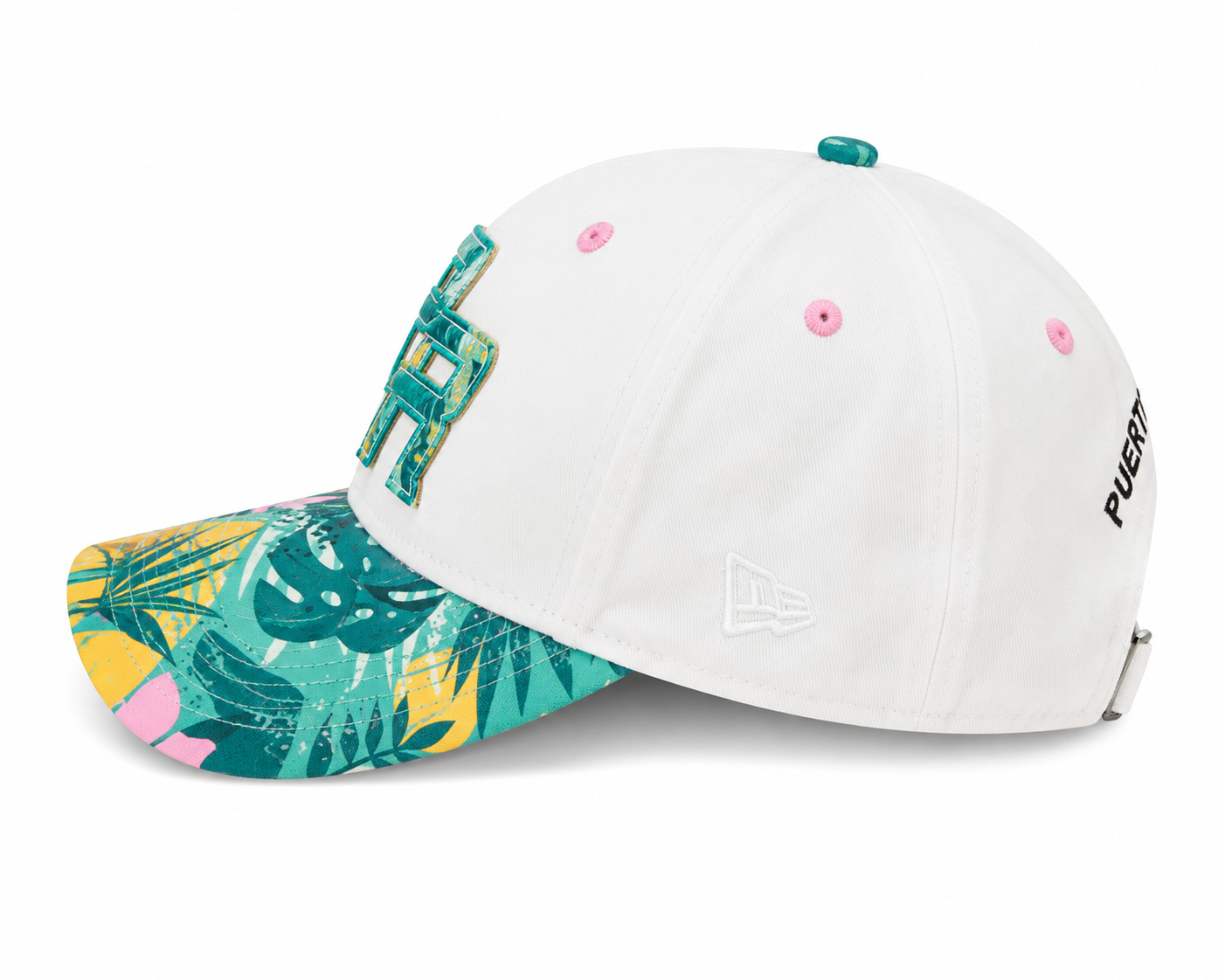 GORRA DE PR. CON LETRAS BORDADAS Y DISEÑO COLORIDO - STYLE A