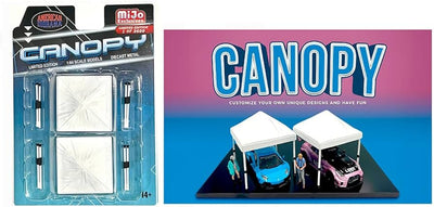 1/64 AMERICAN DIORAMA CANOPY - WHITE