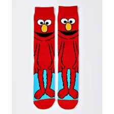 ELMO SESAME STREET PAIR OF SOX