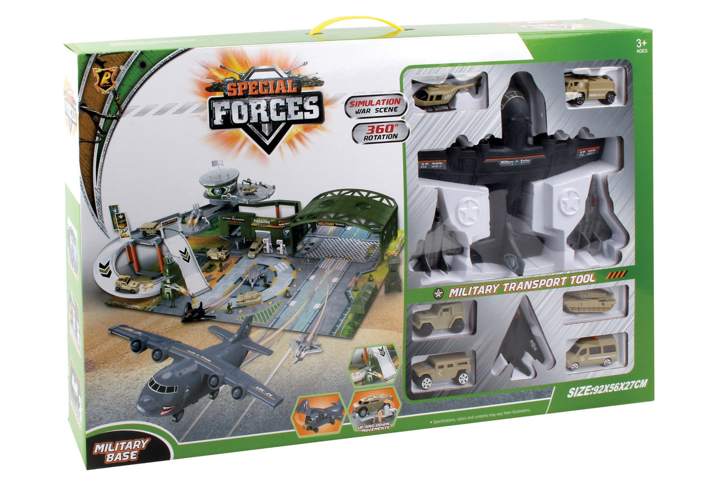 THE MILITARY BASE PLAY SET - SPECIAL FORCES