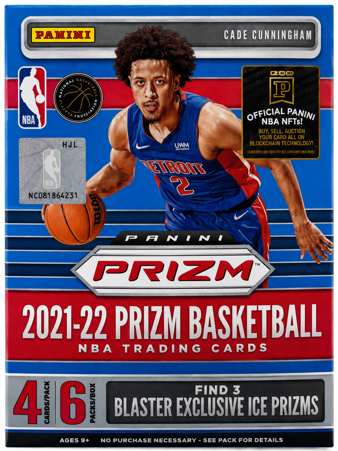 2021-22 PANINI PRIZM BASKETBALL BLASTER BOX