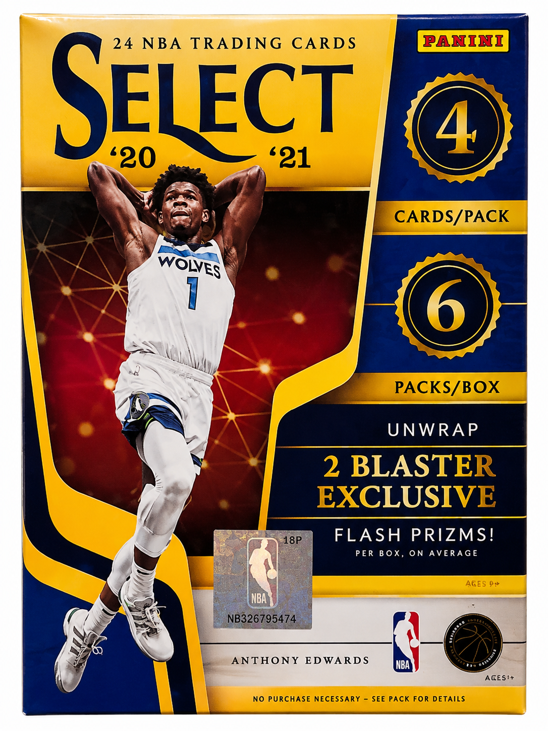 2020-21 PANINI SELECT BASKETBALL BLASTER BOX