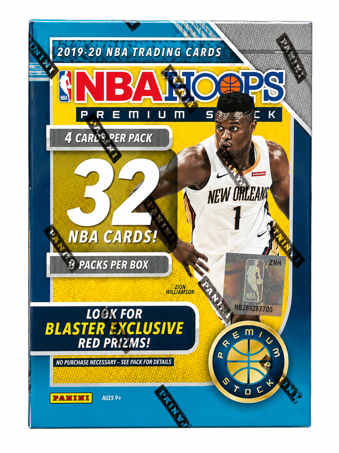 2019-20 NBA HOOPS PREMIUM STOCK BASKETBALL BLASTER BOX