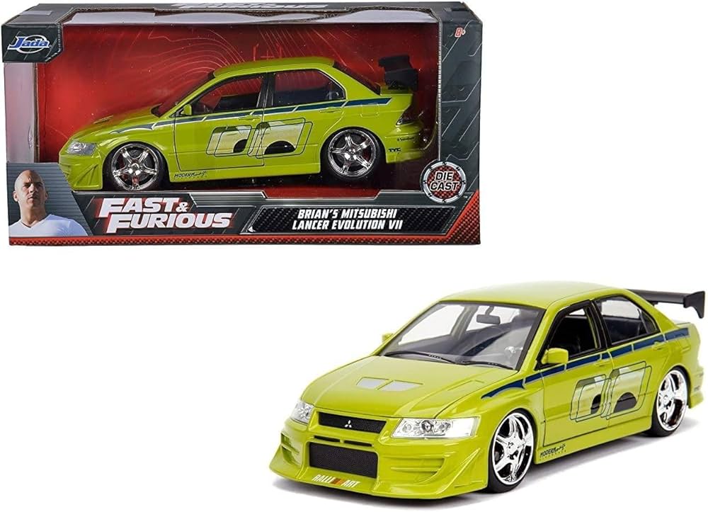 1/32 BRIAN'S MITSUBISHI LANCER EVOLUTION VII - FAST & FURIOUS