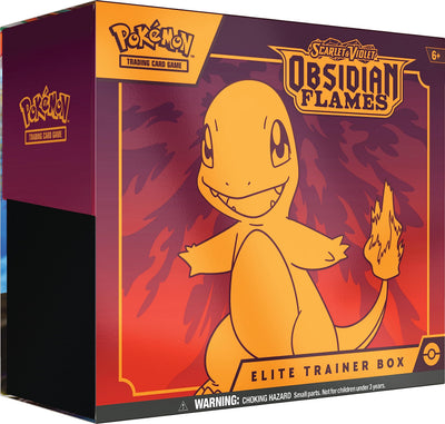POKEMON - CAJA DE ENTRENADOR ÉLITE LLAMAS OBSIDIANA (ESCARLATA Y VIOLETA)