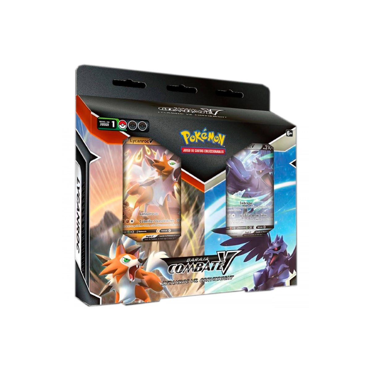 POKEMON - COMBATE V LYCANROC VS CORVIKNIGHT (SPANISH)