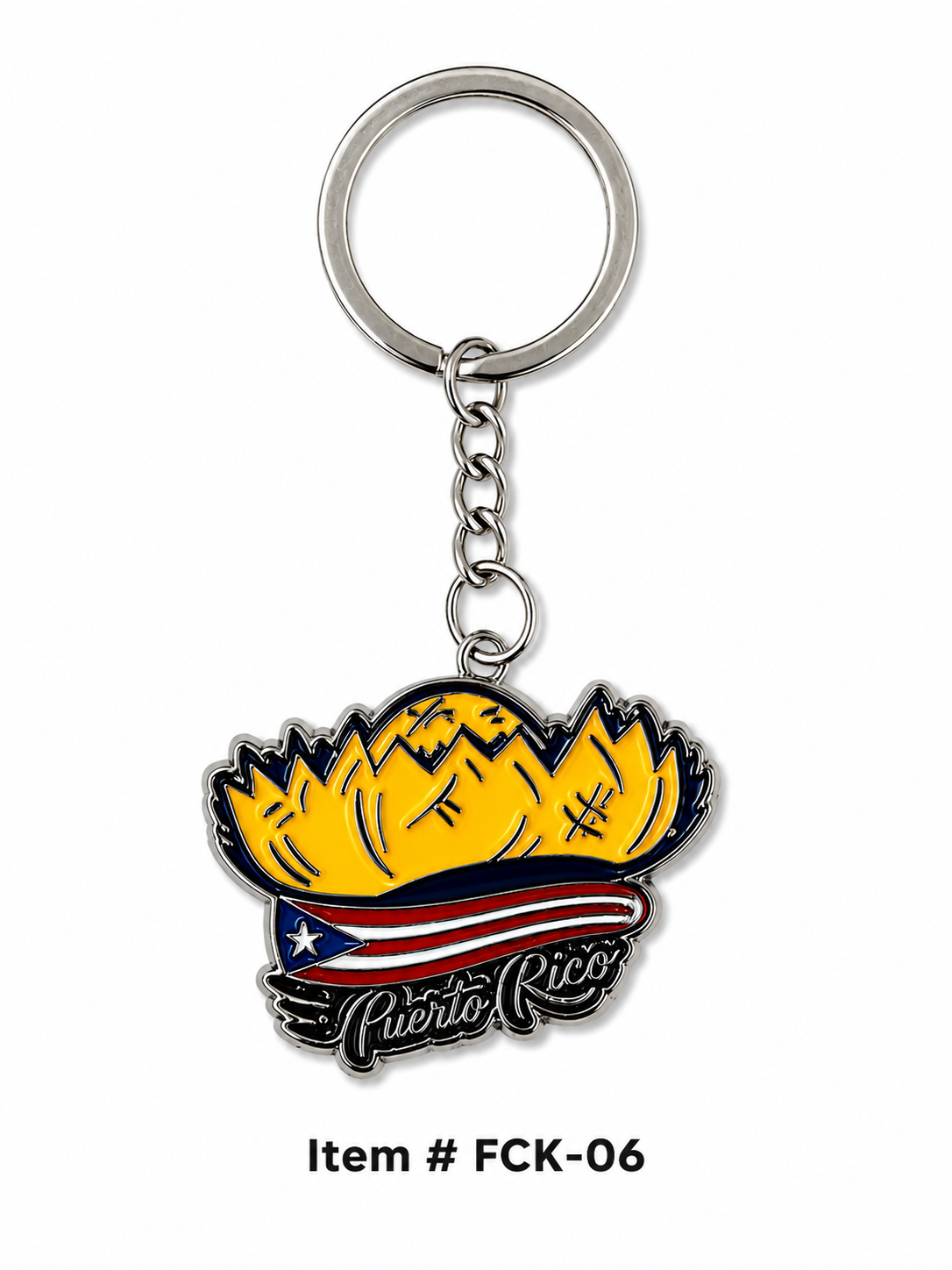 LLAVERO DE PUERTO RICO PAVA Y MACHETE #FCK-06