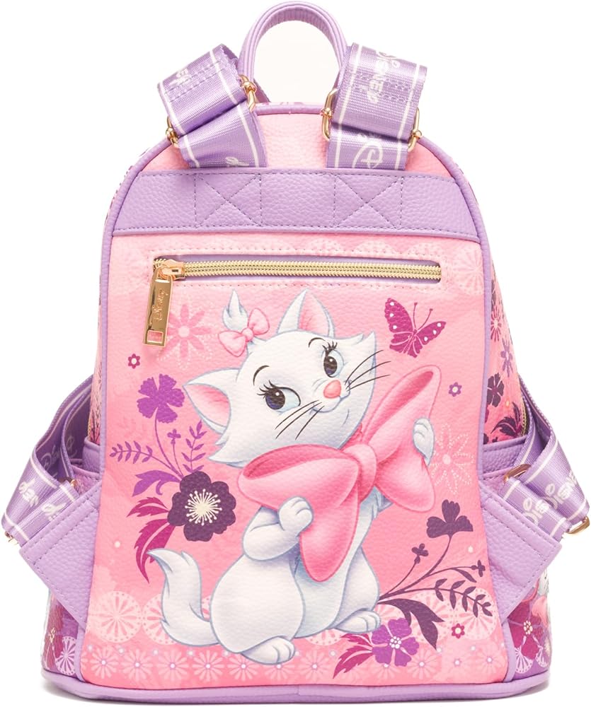 BULTO DISNEY ARISTOGATOS - MARIE 11" VEGANO
 MINI MOCHILA DE CUERO