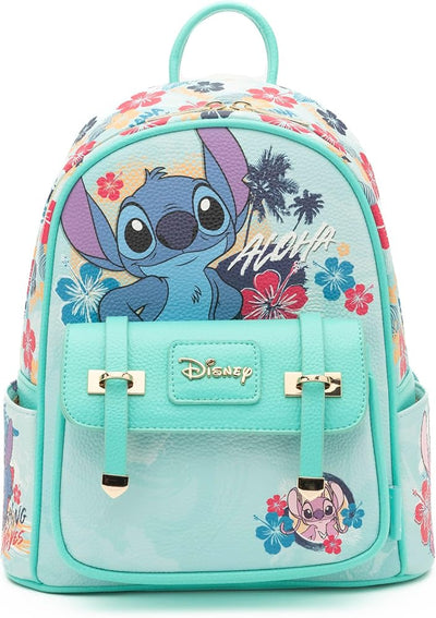 BULTO DISNEY LILO Y STITCH - STITCH 11"
 MINI MOCHILA DE CUERO VEGANO