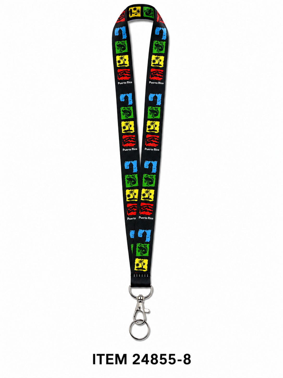 PUERTO RICO LANYARD KEYCHAIN 24855-8