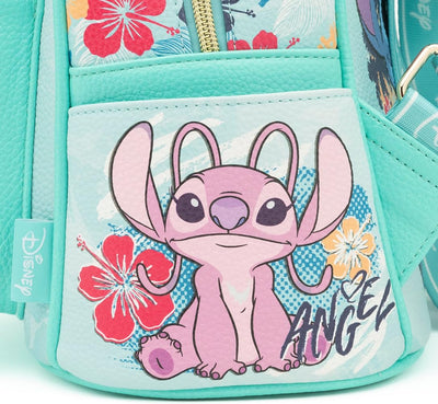 BULTO DISNEY LILO Y STITCH - STITCH 11"
 MINI MOCHILA DE CUERO VEGANO