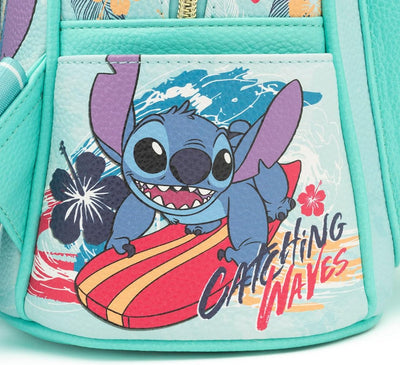 BULTO DISNEY LILO Y STITCH - STITCH 11"
 MINI MOCHILA DE CUERO VEGANO
