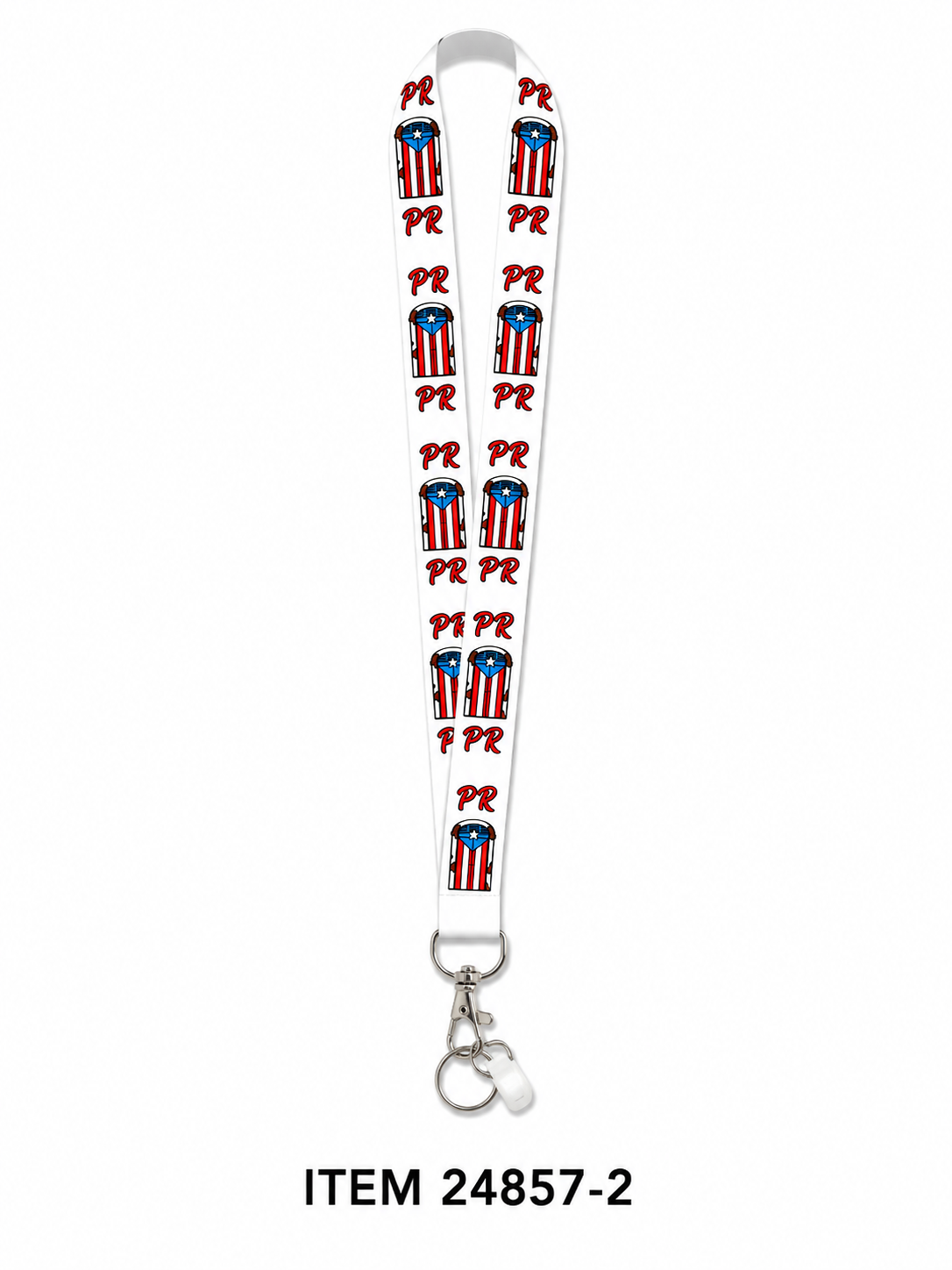 PUERTO RICO LANYARD KEYCHAIN 24857-2