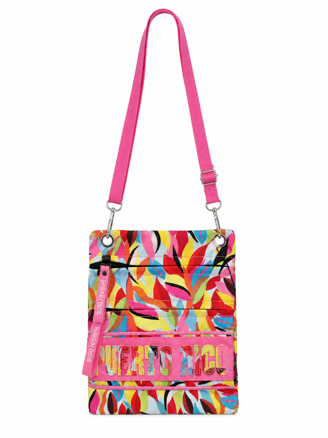 Puerto Rico Crossbody Bag FCB105-G – Bolso de Hombro con Múltiples Compartimientos