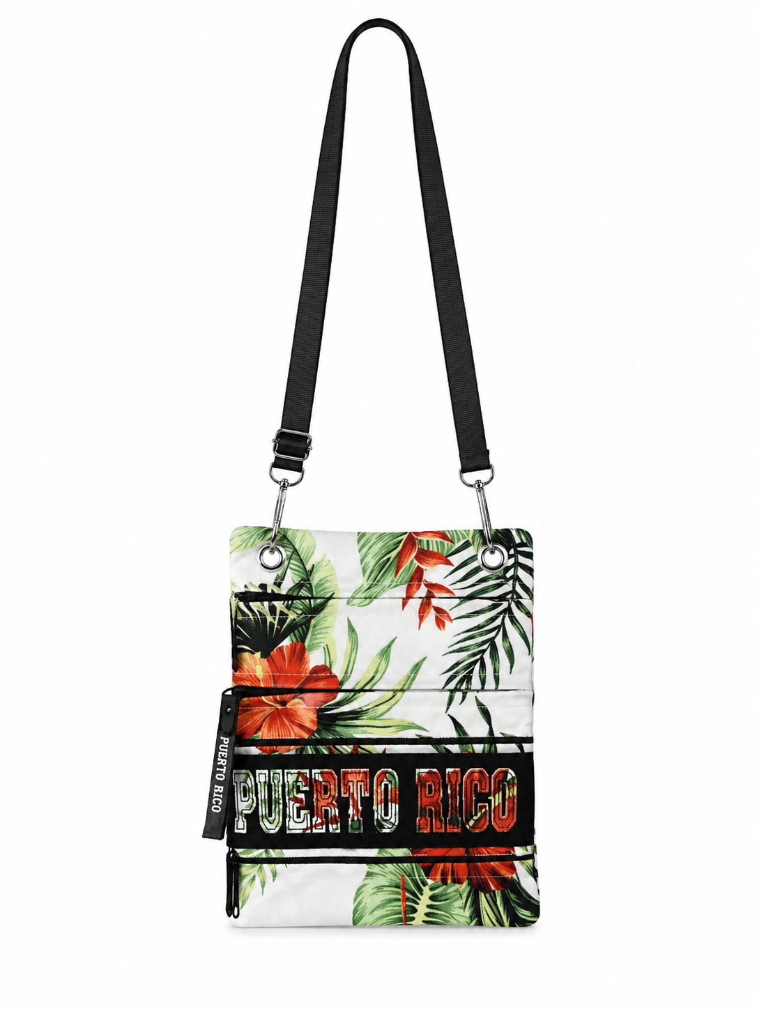 Puerto Rico Crossbody Bag FCB105-H – Bolso de Hombro con Múltiples Compartimientos