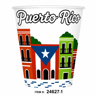 PUERTO RICO PLASTIC SOUVENIR CUP / DRINKWARE 24627-1